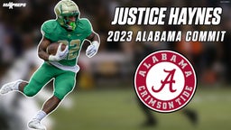 Justice Haynes can Score Touchdowns and Throw HEAT