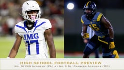 No. 10 IMG Academy at No. 2 St. Frances Academy | HIGH SCHOOL FOOTBALL PREVIEW