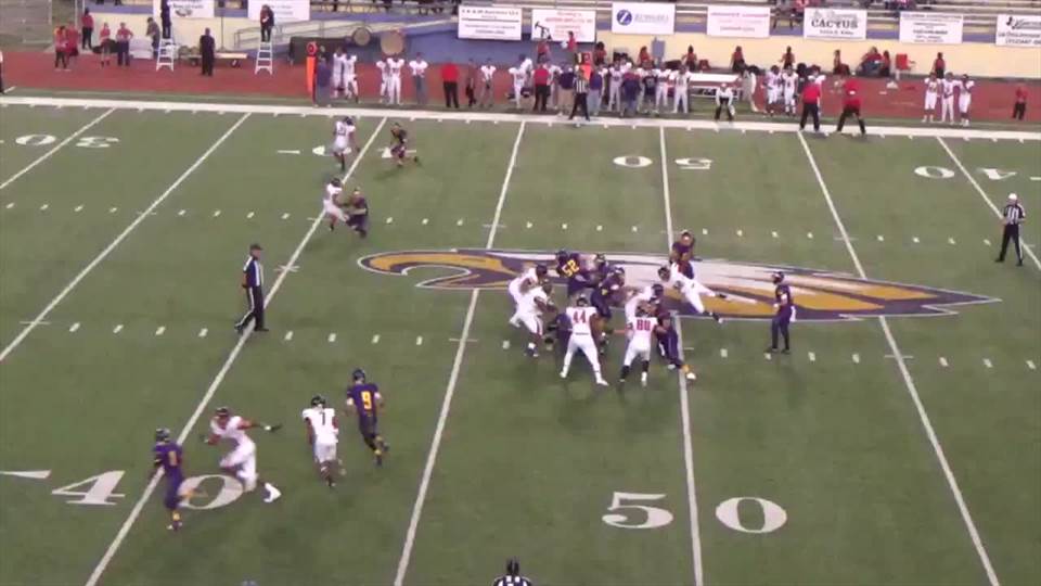 Watch this highlight video of Ezequias Morin of the Brownfield (TX) football team in its game vs. Pecos on Sep 25, 2015