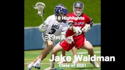 Jake Waldman (Class of 2021) Sophomore Year Lacrosse Highlights