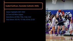 Isabel Sullivan, Eastside Catholic (WA), 2021-2022 High School Season Highlights