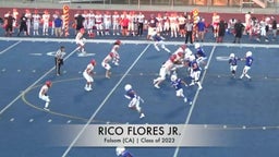 Folsom's (CA) 4-star wide receiver Rico Flores Jr. | 2021 Highlights