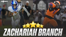 Why USC commit Zachariah Branch is the #1 Wide Receiver in the Class of 2023