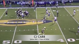5-star quarterback CJ Carr | 2021 Highlights