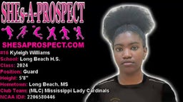 MLC #16 Kyleigh Williams 5'8" 2024 Guard Highlights at 2022 The National Championship in Orlando, FL