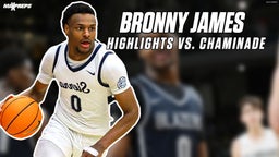 Bronny James dunk fest as Sierra Canyon cruised past Chaminade