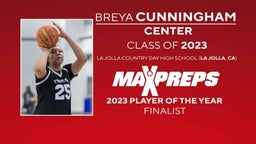 Breya Cunningham of La Jolla Country Day (CA) is a 2022-23 MaxPreps High School Girls Basketball Player of the Year Finalist