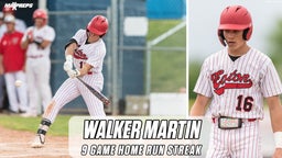 Walker Martin Puts Together Impressive Streak with the Long Ball
