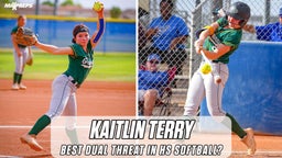 Kaitlin Terry is the Ultimate Dual Threat in High School Softball