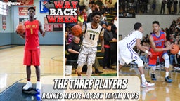 Who were the Three Players Ranked Ahead of Jayson Tatum in High School?