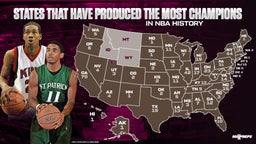 States that have Produced the Most NBA Finals Champions