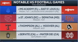 High school football: No. 1 Mater Dei vs. No. 8 Servite headlines this week's action