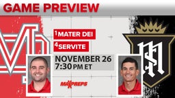 HIGH SCHOOL FOOTBALL GAME OF THE YEAR: No. 1 Mater Dei vs. No. 4 Servite preview