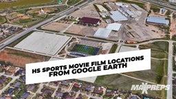 High School Sports Movie Film Locations from Google Earth