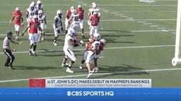 St. John's (DC) only new team to join MaxPreps Top 25 high school football rankings