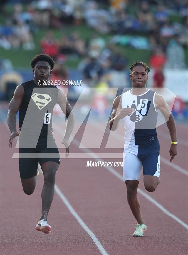 Photo 20 in the CIF State Track and Field Championship (Boys 100 Meter