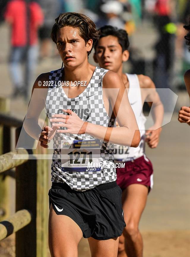 Photo 45 in the CIF SS Boys Cross Country Prelims Photo Gallery (187