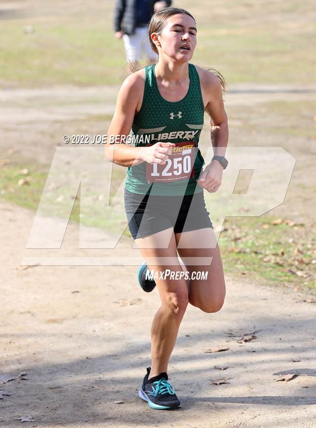 Photo 1 in the CIF Central Section Cross Country Championships (Girls