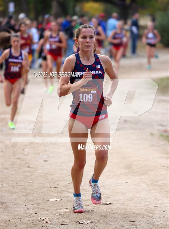 Photo 1 in the CIF Central Section Cross Country Championships (Girls