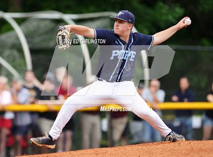 Thumbnail 2 in Lassiter vs. Pope (GHSA 6A Semi-Final Game 2) photogallery.