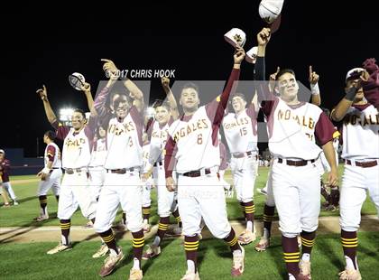Thumbnail 1 in Nogales vs. Salpointe Catholic (AIA 4A Final) photogallery.