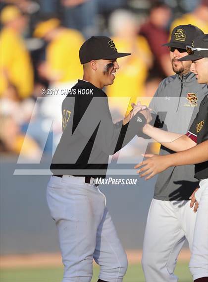 Thumbnail 2 in Nogales vs. Salpointe Catholic (AIA 4A Final) photogallery.