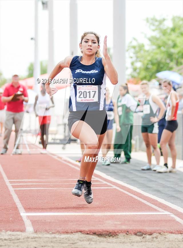 Photo 44 in the AIA Track & Field Preliminaries (Girls Long Jump D1/D2