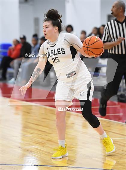 Thumbnail 2 in Example Academy Red vs. Lincoln Prep (Ontario, Canada) - (Nike Tournament of Champions) photogallery.