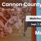 Football Game Recap: Cannon County vs. Moore County