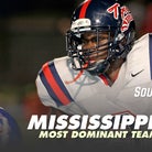 Mississippi's most dominant football teams