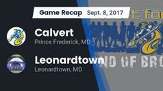 Football Game Preview: Calvert vs. North Point