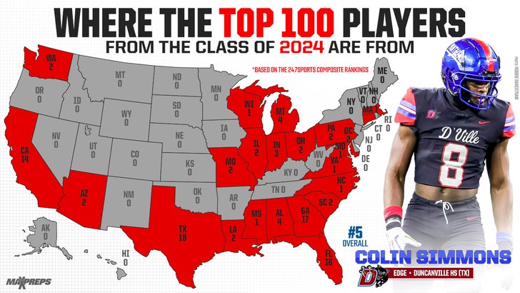 Top 100 football players in Class of 2024