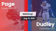 Football Game Recap: Dudley vs. Page