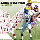 Map: High schools of NFL running backs