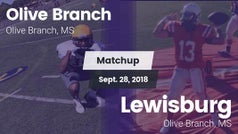 Football Game Recap: Lewisburg vs. Olive Branch