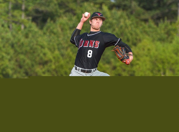 Seth Beer (12) of Lambert High School in Suwanee, Georgia during