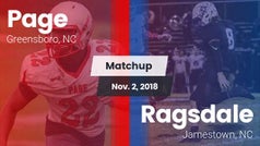 Football Game Recap: Page vs. Ragsdale