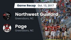 Football Game Preview: Page vs. Northwest Guilford