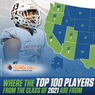 High school football recruiting: Mapping out the updated Top 100 players by 247Sports