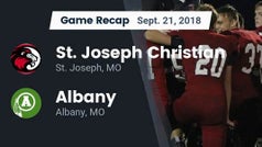 Football Game Recap: Albany vs. Rock Port