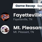 Football Game Recap: Moore County vs. Fayetteville