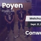 Football Game Recap: Poyen vs. Conway Christian