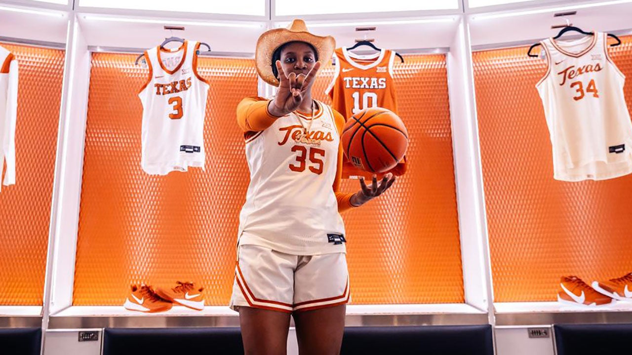 Texas Longhorns #35 Orange Basketball Jersey in 2023