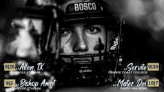 Bosco opening season in TX against Allen