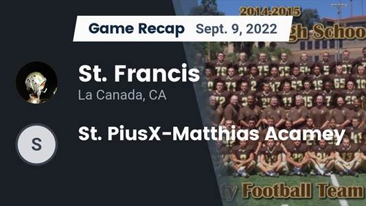 St. Paul Defeats St. Francis, 37-32, in Regular Season Finale
