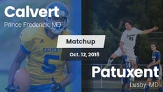 Football Game Recap: Calvert vs. Patuxent