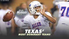 Most dominant football teams from Texas