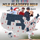 Home states of MLB postseason players